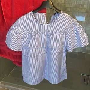 J.crew stripe blouse